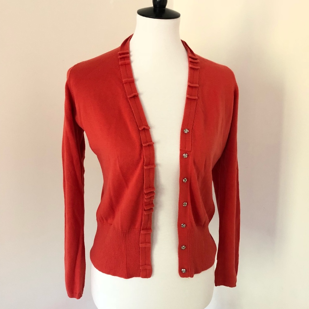 Final Price 🌹Tahari Cardigan in Red.